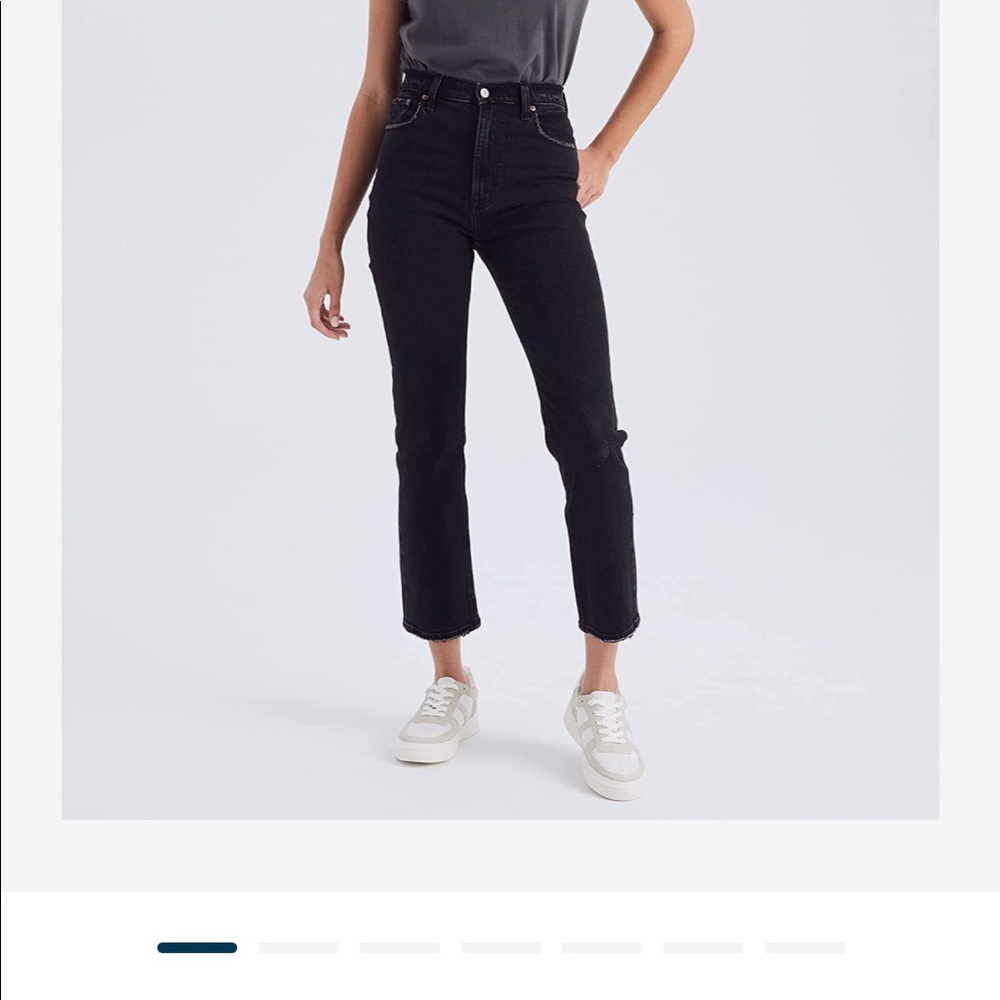Abercrombie and fitch ultra high rise ankle jeans